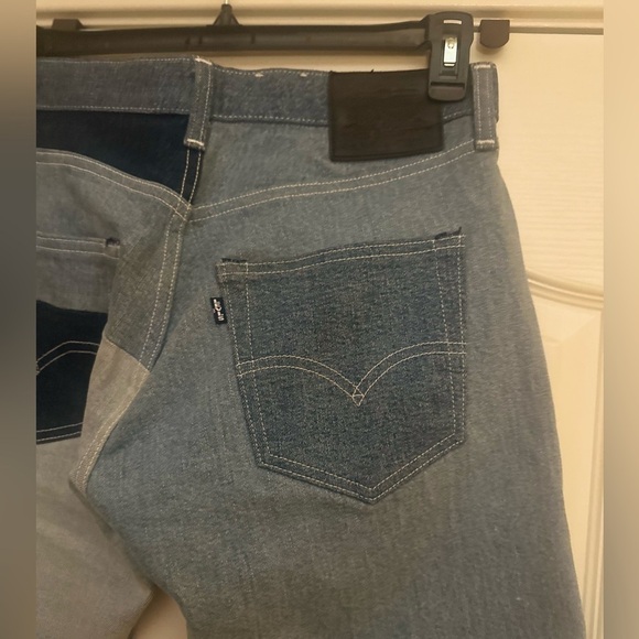 NWOT- Men’s Levi's 501 Made & Crafted Patchwork Original Fit Jeans. Size 32 x 32 - Picture 9 of 12